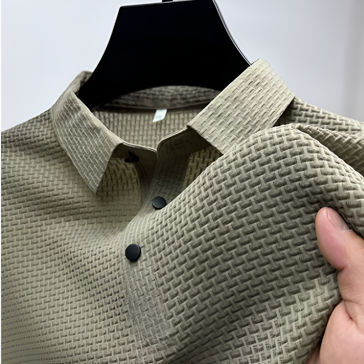 Elegantes Sommerpolo für Herren aus Seide - Hartwig