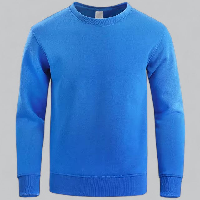 HerrenOase | Herren  Rundhals Sweatshirt Weiche Baumwollmischung, Lässiger Komfort