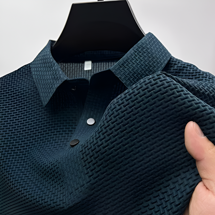 Elegantes Sommerpolo für Herren aus Seide - Hartwig