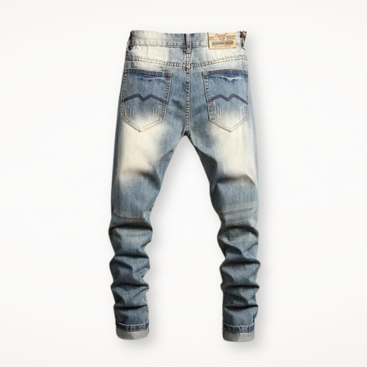 HerrenOase | Jeans-Hose aus Denim in Distressed-Optik