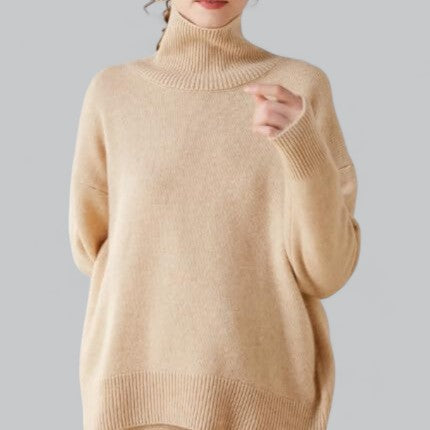 HerrenOase | Klassischer Damen-Rollkragenpullover
