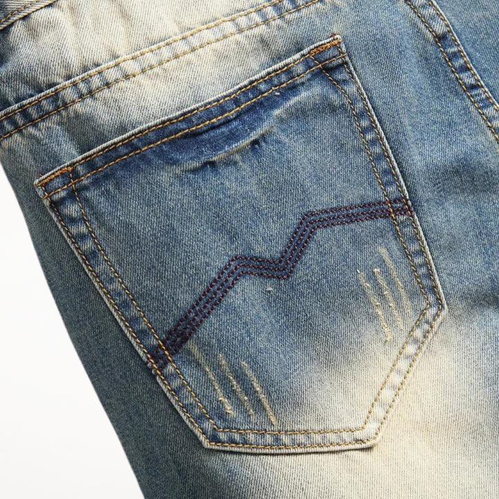 HerrenOase | Jeans-Hose aus Denim in Distressed-Optik