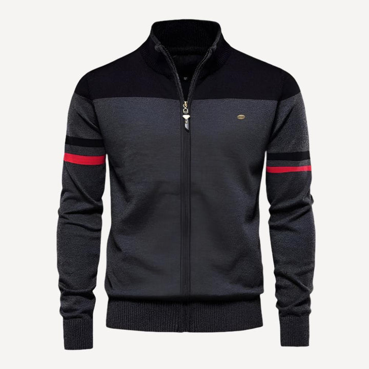 HerrenOase | Vintage Herren Strickjacke mit Streifen