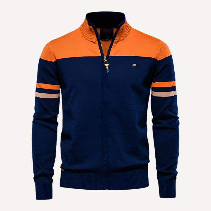 HerrenOase | Vintage Herren Strickjacke mit Streifen