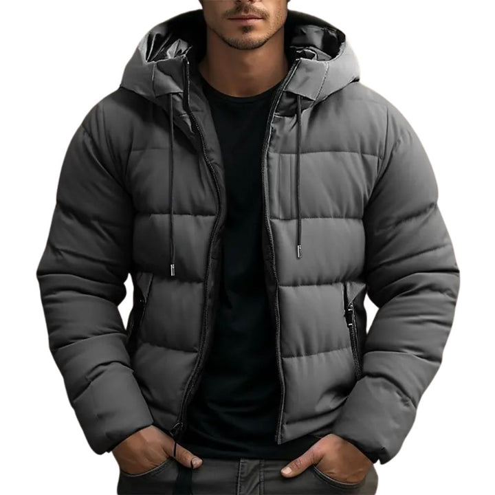 Eine wasserdichte, warme Winterjacke für Männer in einem stilvollen und praktischen Design
