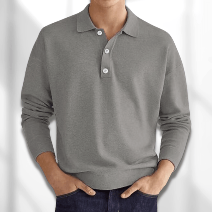 Anspruchsvolles Herren-Poloshirt mit edlem Look und atmungsaktivem Material für stilvolle Outfits.