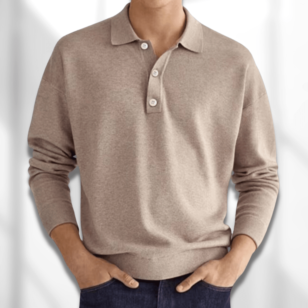 Anspruchsvolles Herren-Poloshirt mit edlem Look und atmungsaktivem Material für stilvolle Outfits.