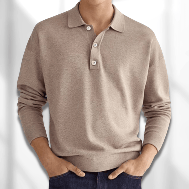 Anspruchsvolles Herren-Poloshirt mit edlem Look und atmungsaktivem Material für stilvolle Outfits.