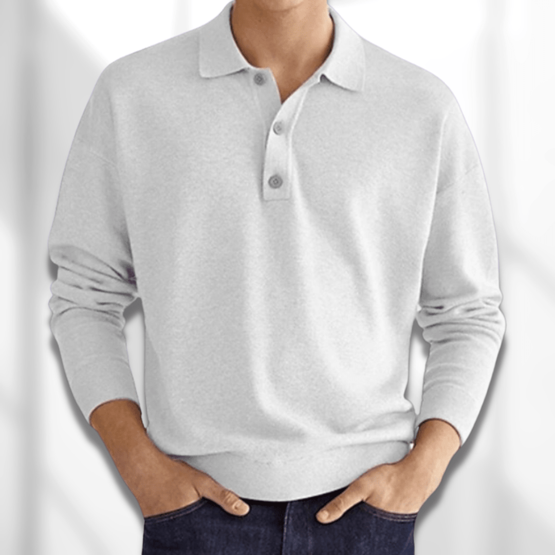 Anspruchsvolles Herren-Poloshirt mit edlem Look und atmungsaktivem Material für stilvolle Outfits.
