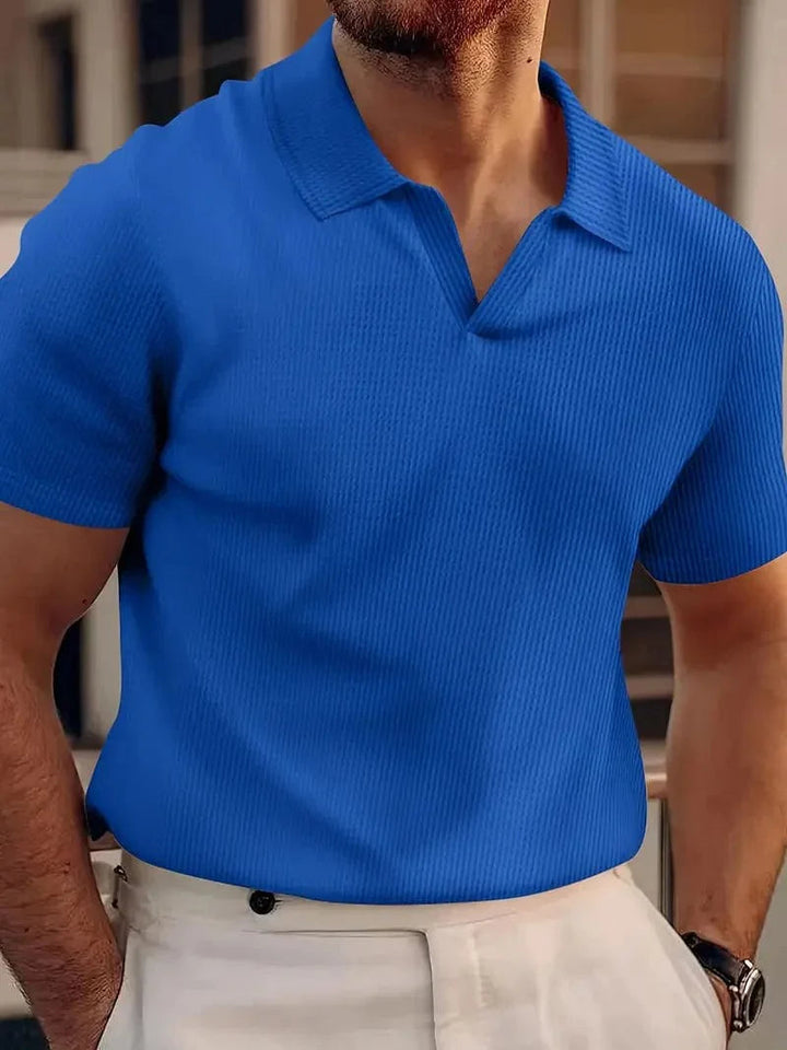 Anspruchsvolles Poloshirt für den Sommer mit leichtem, atmungsaktivem Material und elegantem Schnitt