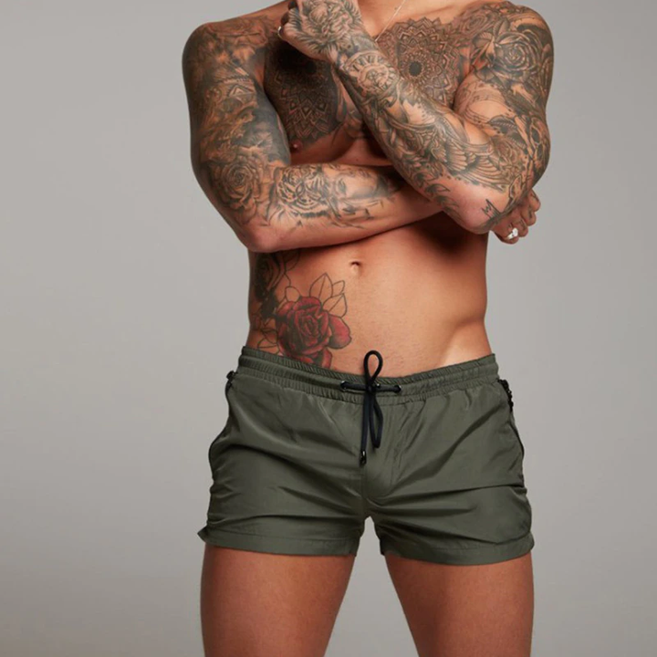Atmungsaktive Badeshorts für den Sommer, schnelltrocknend und bequem.