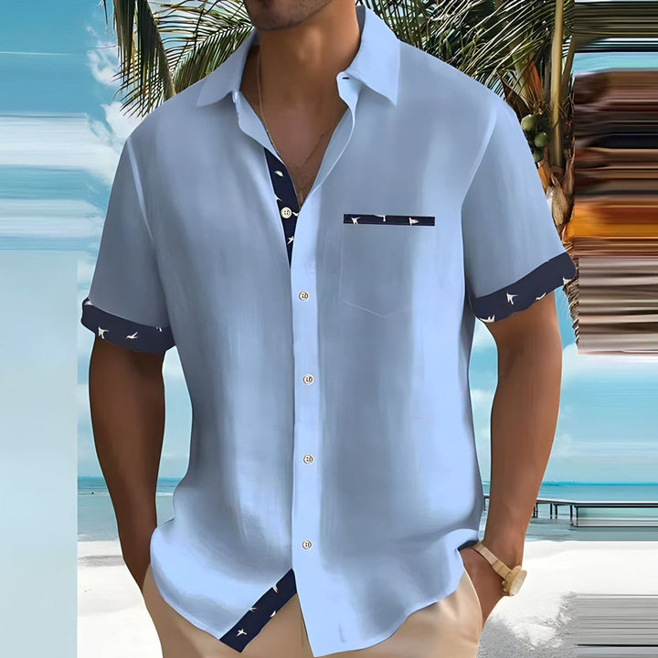Leichtes und atmungsaktives Sommerhemd für Herren – ideal für warme Tage