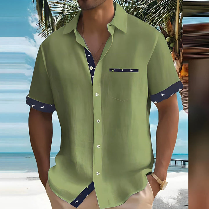 Leichtes und atmungsaktives Sommerhemd für Herren – ideal für warme Tage