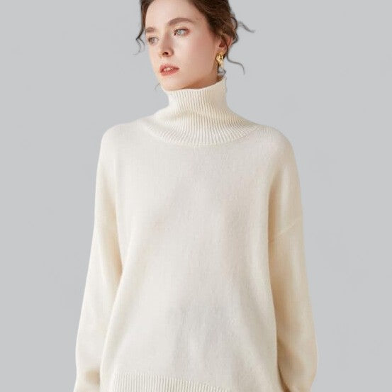 HerrenOase | Klassischer Damen-Rollkragenpullover