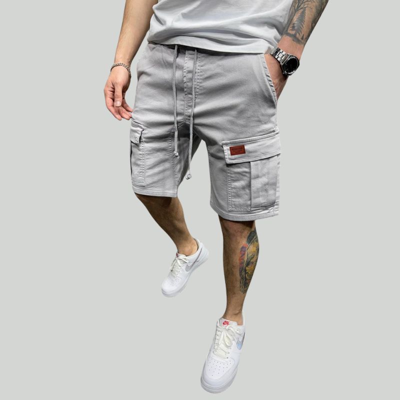 Bequeme Cargo-Shorts aus Baumwolle für Männer, ideal für den Sommer