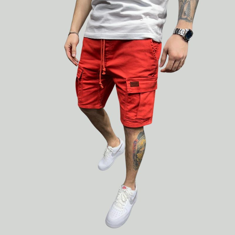 Bequeme Cargo-Shorts aus Baumwolle für Männer, ideal für den Sommer