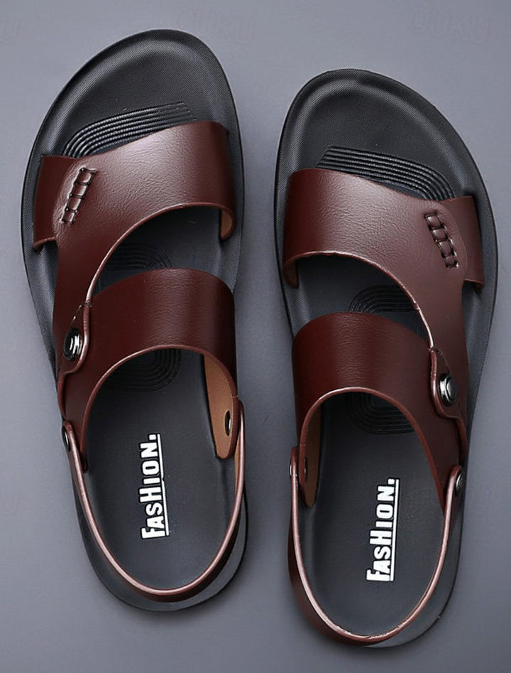 Bequeme Flip-Flop-Sommersandalen aus Kunstleder – leicht, stilvoll und ideal für warme Tage.