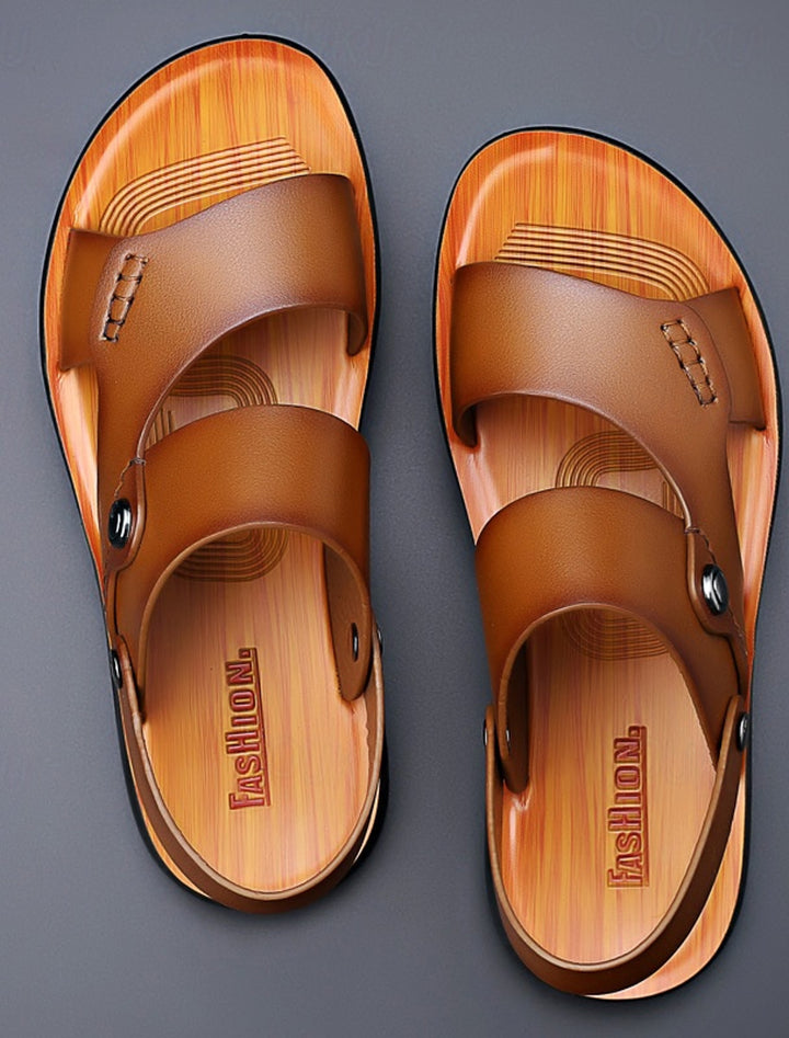 Bequeme Flip-Flop-Sommersandalen aus Kunstleder – leicht, stilvoll und ideal für warme Tage.