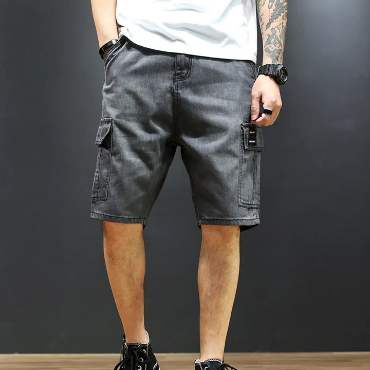 Bequeme Herren Denim Cargo Kurzhose – lässig, funktional und perfekt für den Sommer