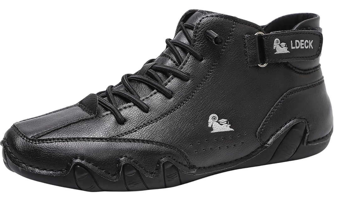 Bequeme knöchellange Schuhe für Männer mit leichter Sohle und stabiler Passform für Alltag und Freizeit