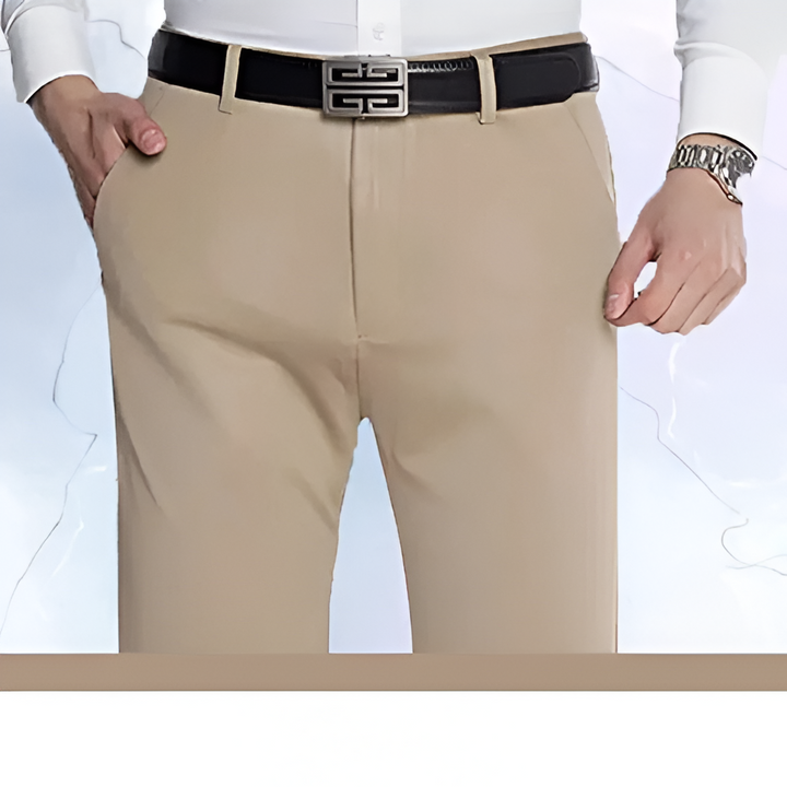 Bequeme und stilvolle High-Waist-Pants für den Sommer – leicht, elegant und perfekt für warme Tage.