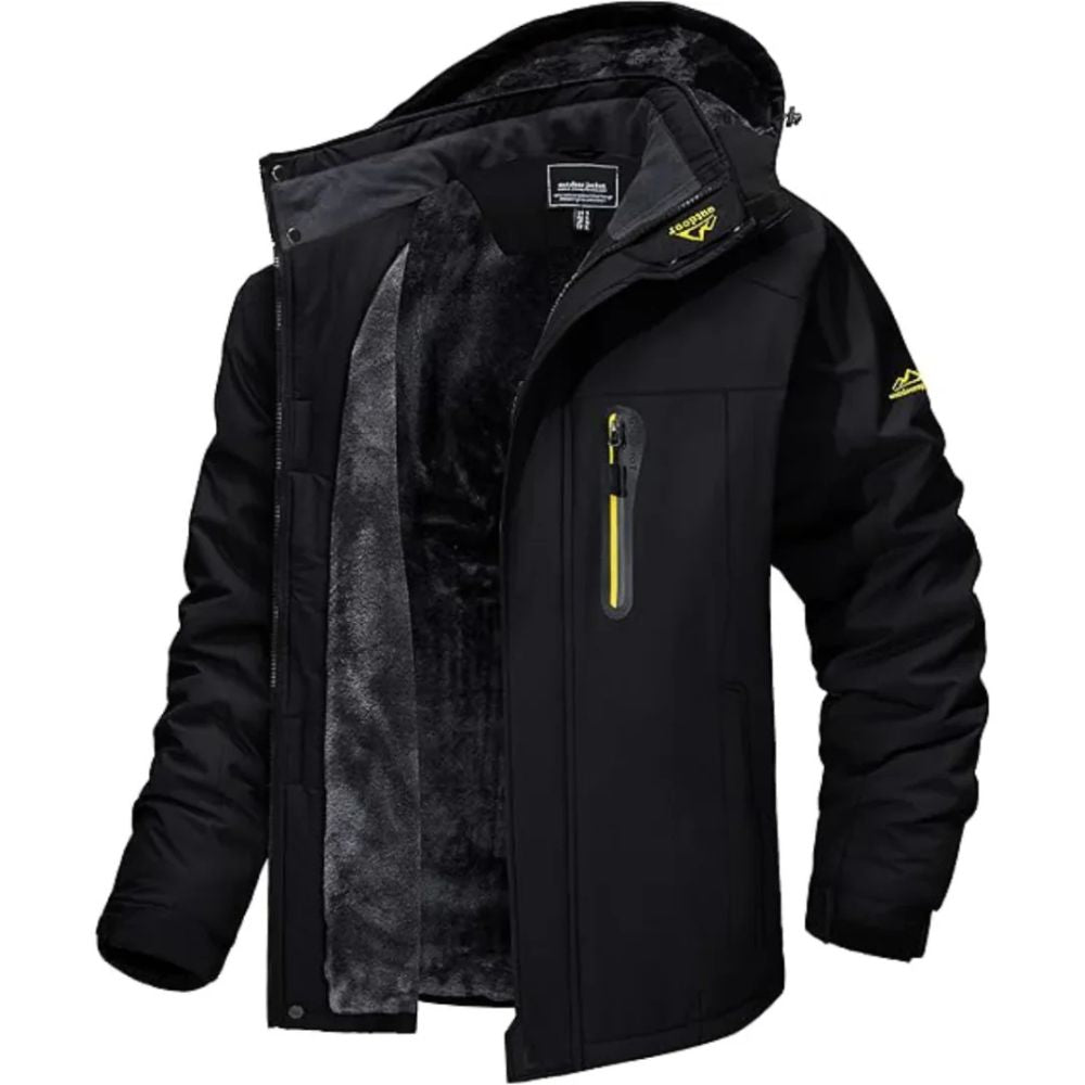 Bequeme und wasserdichte Winterjacke für Männer – ideal für kalte Herbst- und Wintertage, schützt vor Wind und Regen.