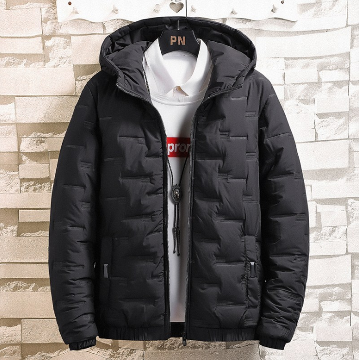 Bequeme Winterjacke mit moderner Wattierung für Herren, ideal für kalte Tage.