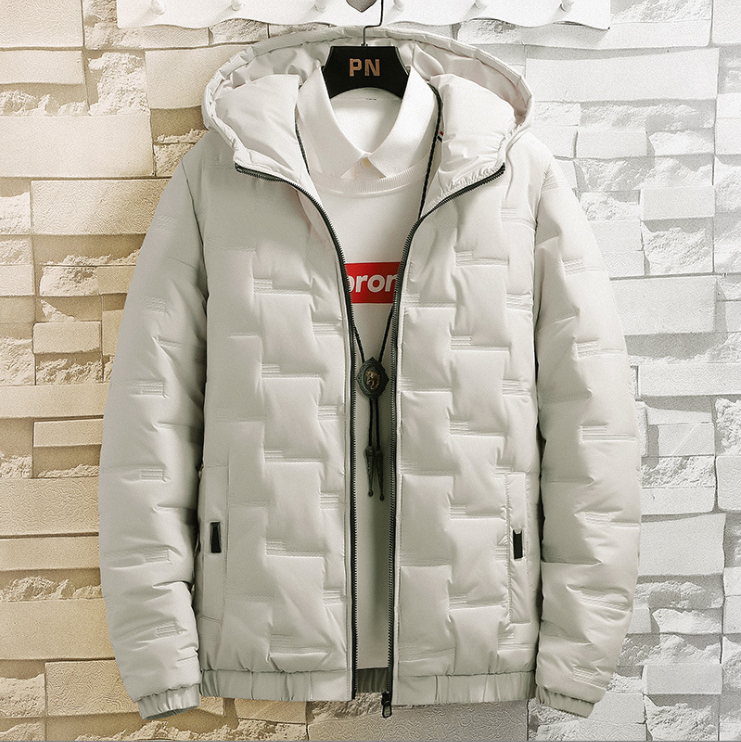 Bequeme Winterjacke mit moderner Wattierung für Herren, ideal für kalte Tage.