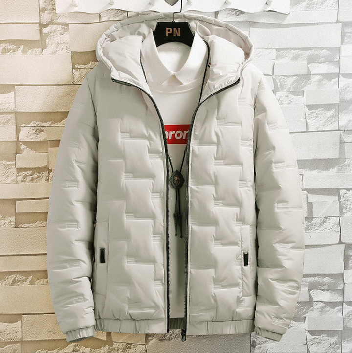 Bequeme Winterjacke mit moderner Wattierung für Herren, ideal für kalte Tage.