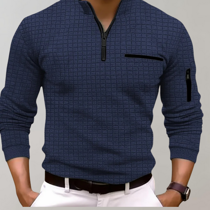Bequemer Freizeitpullover für Männer, ideal für kühle Herbst- und Wintertage
