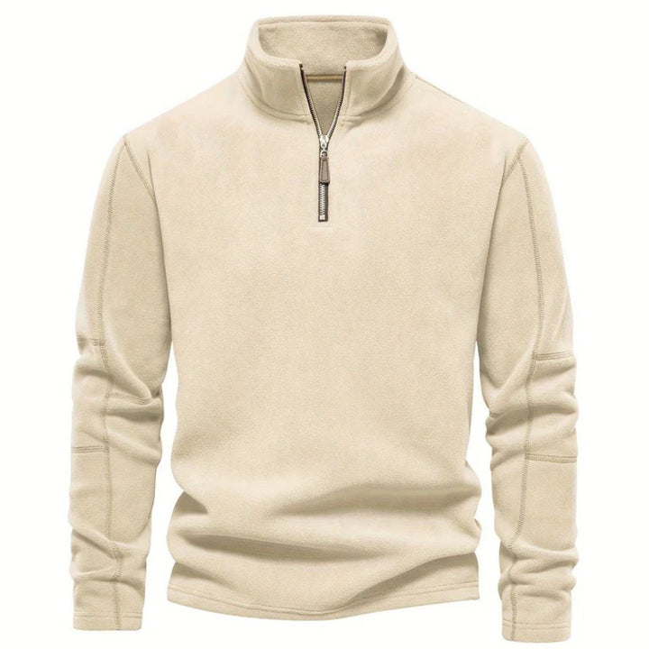 Bequemer Halb-Reißverschluss Pullover für Männer, ideal für Herbst- und Wintertage, mit weichem Stoff und vielseitigem Design.