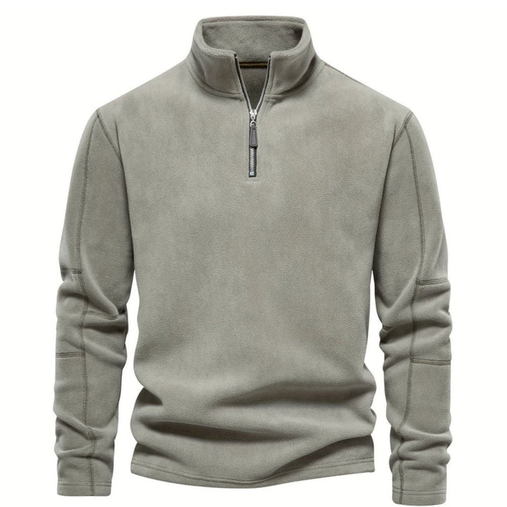 Bequemer Halb-Reißverschluss Pullover für Männer, ideal für Herbst- und Wintertage, mit weichem Stoff und vielseitigem Design.