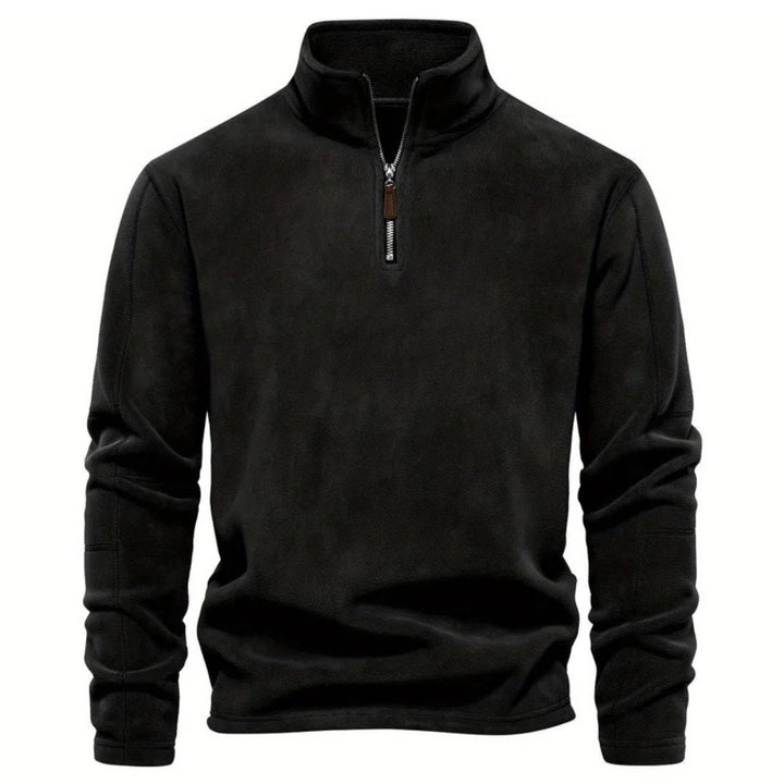 Bequemer Halb-Reißverschluss Pullover für Männer, ideal für Herbst- und Wintertage, mit weichem Stoff und vielseitigem Design.