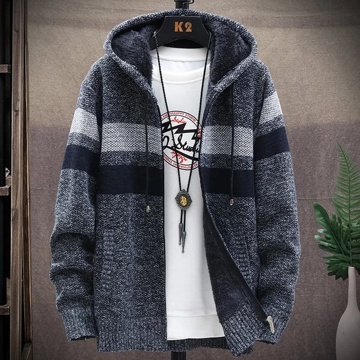 Bequemer Kapuzenpullover für Männer in lässigem Stil mit weichem Material und funktionalem Design