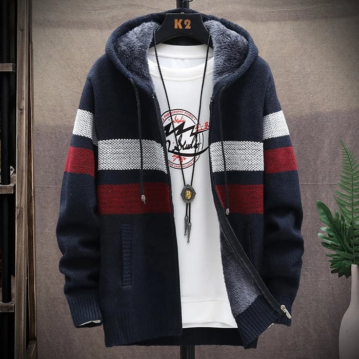 Bequemer Kapuzenpullover für Männer in lässigem Stil mit weichem Material und funktionalem Design
