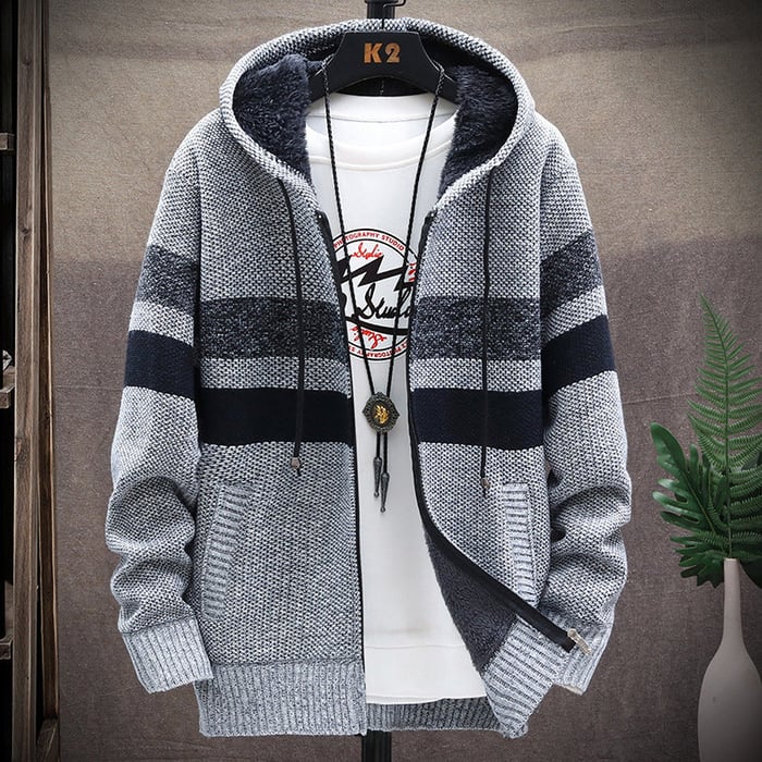 Bequemer Kapuzenpullover für Männer in lässigem Stil mit weichem Material und funktionalem Design