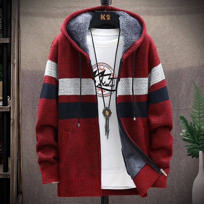 Bequemer Kapuzenpullover für Männer in lässigem Stil mit weichem Material und funktionalem Design