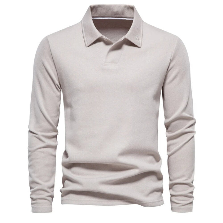 Lässiger Polopullover für Herren mit klassischem Kragen