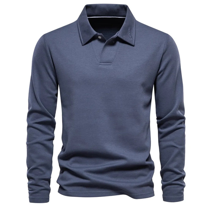 Lässiger Polopullover für Herren mit klassischem Kragen