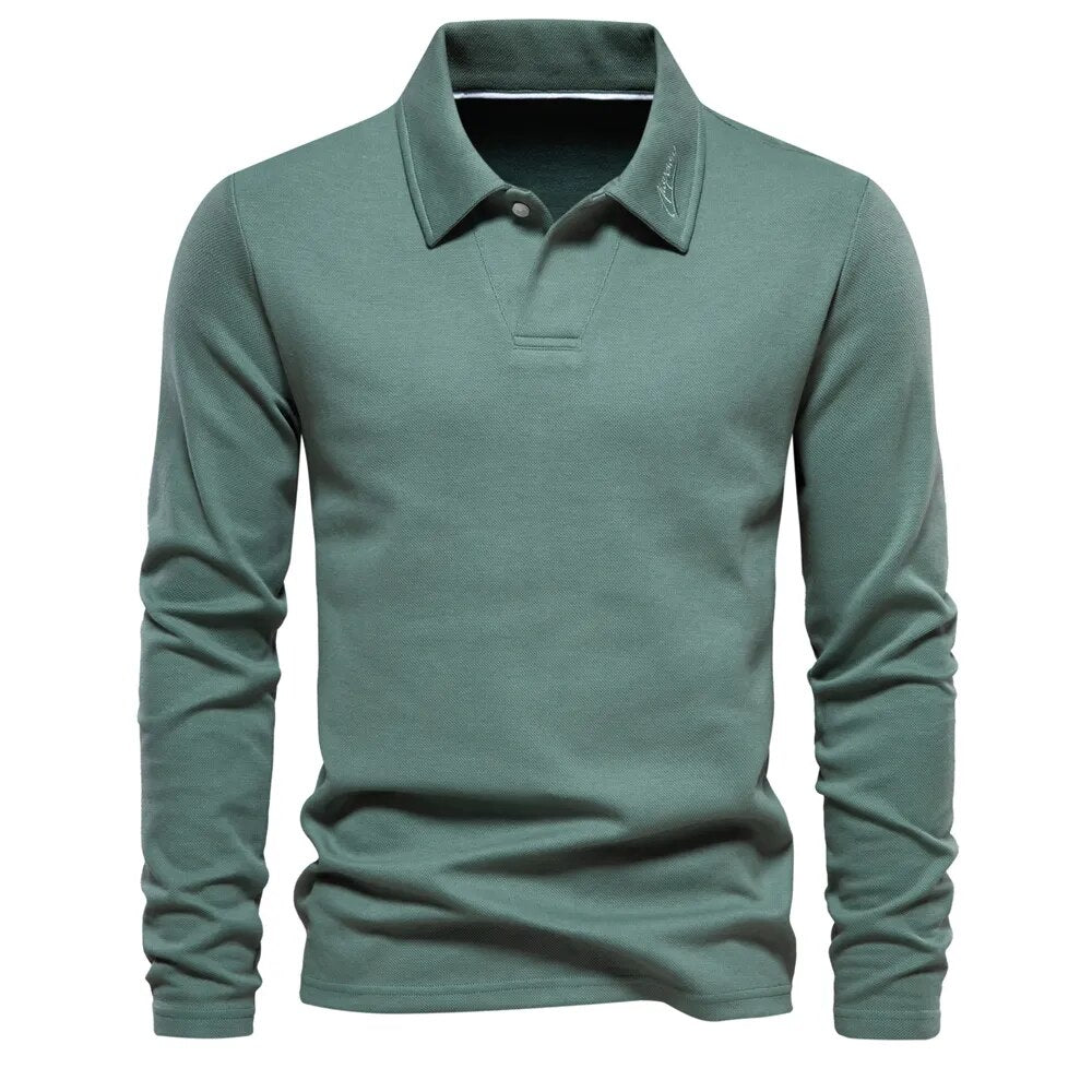 Lässiger Polopullover für Herren mit klassischem Kragen
