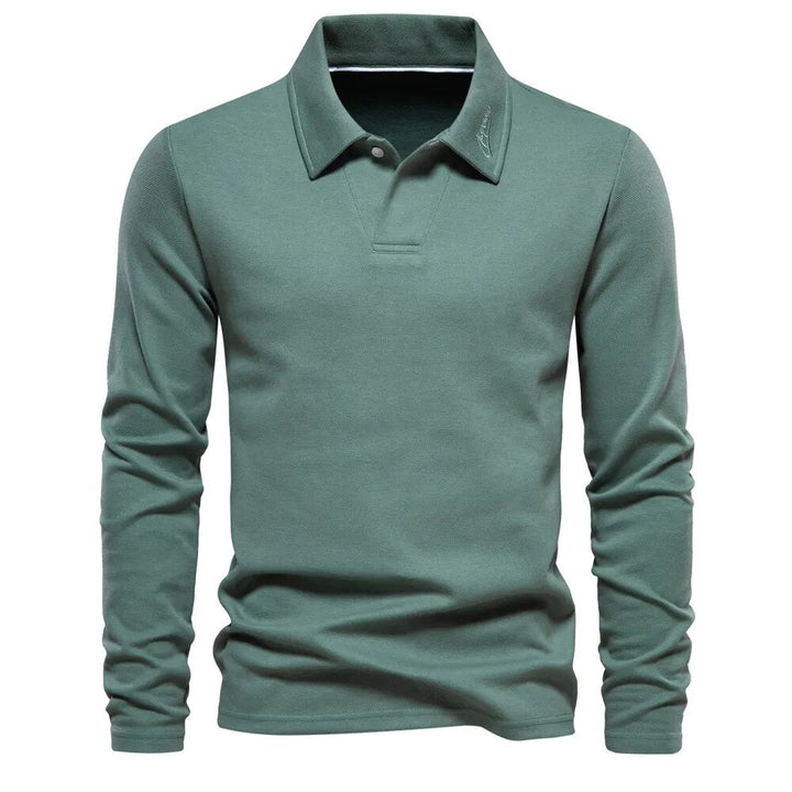 Lässiger Polopullover für Herren mit klassischem Kragen
