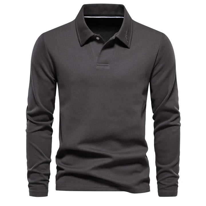 Lässiger Polopullover für Herren mit klassischem Kragen