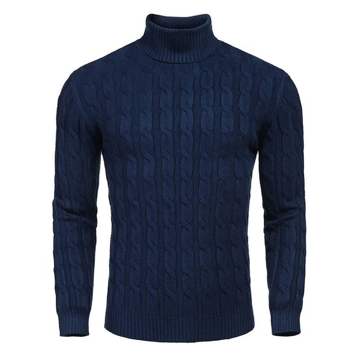 Bequemer Rollkragenpullover für Männer, ideal für Wintertage und vielseitige Outfits.