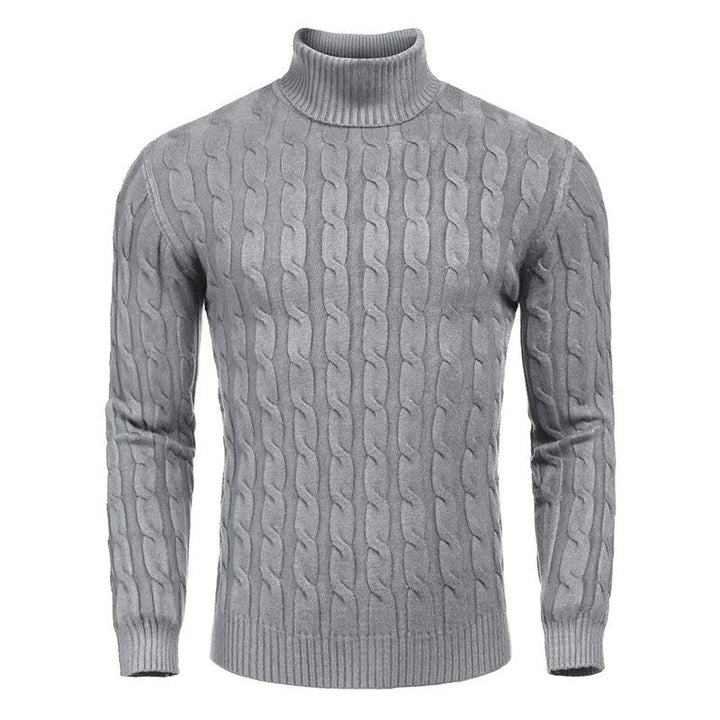 Bequemer Rollkragenpullover für Männer, ideal für Wintertage und vielseitige Outfits.