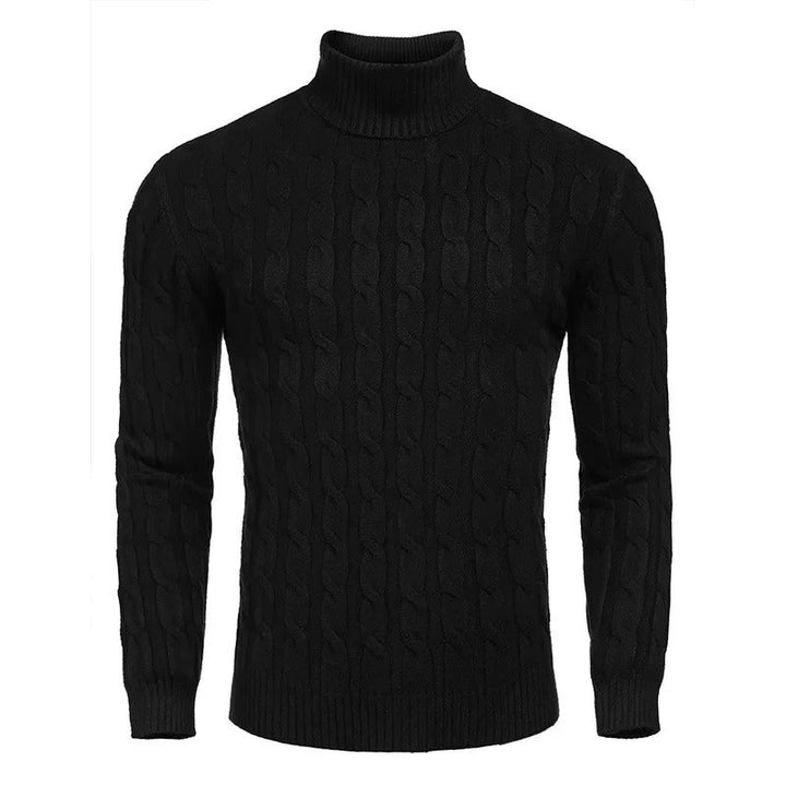 Bequemer Rollkragenpullover für Männer, ideal für Wintertage und vielseitige Outfits.