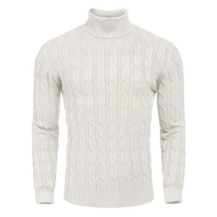 Bequemer Rollkragenpullover für Männer, ideal für Wintertage und vielseitige Outfits.