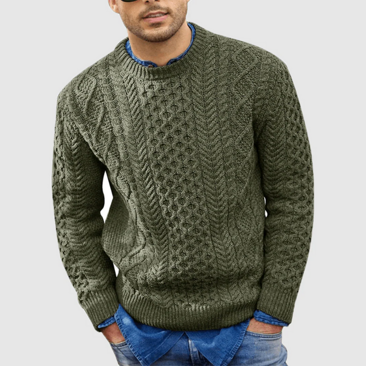 Bequemer Strickpullover für Herren im klassischen, zeitlosen Stil