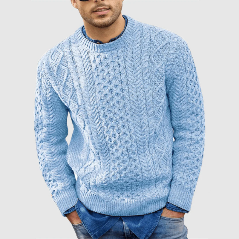 Bequemer Strickpullover für Herren im klassischen, zeitlosen Stil