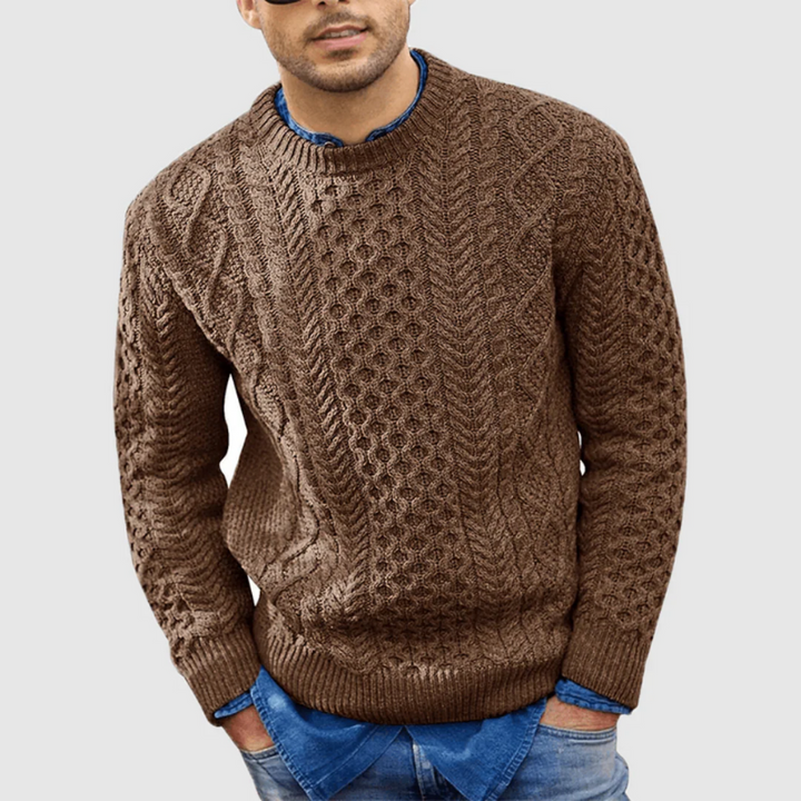 Bequemer Strickpullover für Herren im klassischen, zeitlosen Stil