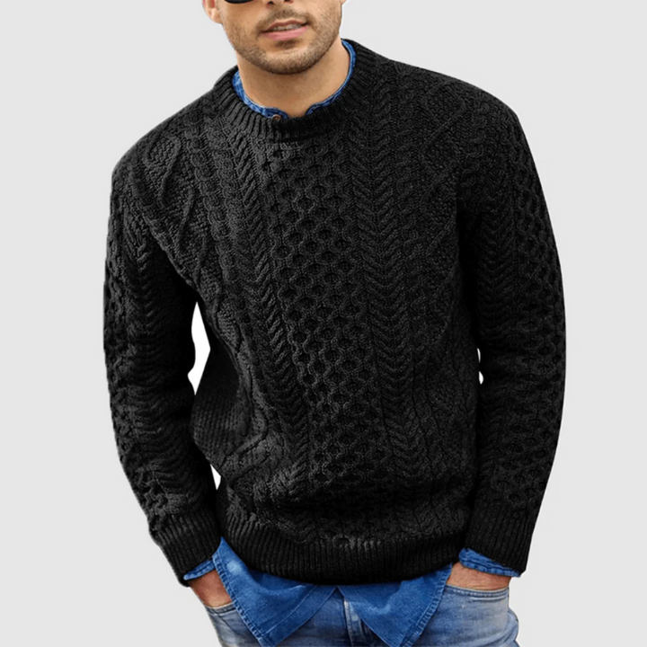 Bequemer Strickpullover für Herren im klassischen, zeitlosen Stil